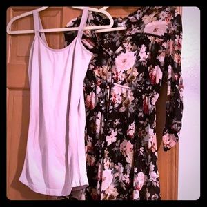 2 Floral Maternity Tops and a Pink Tank to Match!